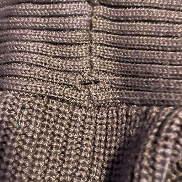 Guess Women Knit Sleeveless Sweater Vest Long Size Large Maroon Wine - Picture 4 of 4